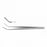 Medline DeBakey Cardiovascular Forceps - 8" (20.3 cm) DeBakey Cardiovascular Tissue Forceps with Angled 2 mm Tip - MDS1325120