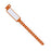 Medline Tamper Resistant Snap Closure ID Bands - 9-3/4" Insert-Style Vinyl ID Band, Adult / Pediatric, Orange - MDS133038O