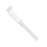 Medline Tamper Resistant Snap Closure ID Bands - Vinyl ID Band, Pediatric, Clear - MDS133039C