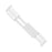Medline Tamper Resistant Snap Closure ID Bands - 4-Part OB Insert-Style Vinyl ID Band Set, Clear - MDS133040C