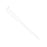 Medline Tamper Resistant Snap Closure ID Bands - 12" Tri-Laminate ID Band, Adult, White - MDS133045W