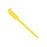 Medline Tamper Resistant Snap Closure ID Bands - 10" Tri-Laminate ID Band, Adult, Yellow - MDS133046Y