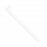 Medline Tamper Resistant Snap Closure L-Shaped ID Bands - Tamper-Resistant Snap-Closure Imprintable Tri-Laminate Band, 10", White - MDS133055W