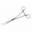 Medline DeBakey Cardiovascular Forceps - 6" (15.2 cm) DeBakey Cardiovascular Tissue Forceps with Angled 2 mm Tip - MDS1331116