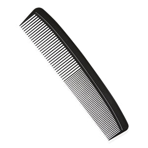 Medline Classic Plastic Combs - Plastic Classic Comb, Black, 7" - MDS137007