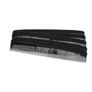 Medline Classic Plastic Combs - Plastic Classic Comb, Black, 7" - MDS137007