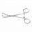 Medline Furst Non-Perforating Towel Forceps - Nonperforated Hemostatic Towel Clamp, 4" - MDS1412511F