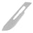 Medline Sterile Disposable Carbon-Steel Blades - Carbon Steel Blade, Sterile, #22, Disposable - MDS15022