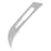 Medline Sterile Disposable Stainless-Steel Blades - Sterile Disposable Stainless Steel Surgical Blade, No. 12 - MDS15112