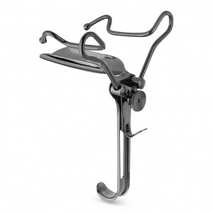 Medline Guttman Vaginal Speculums - 3" (7.6 cm) Guttman Vaginal Speculum with Solid Center Blade - MDS1521516