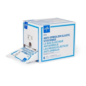 Medline EMS Thigh-High Anti-Embolism Stockings - EMS Thigh-High Anti-Embolism Stocking, Size Medium Regular - MDS160844