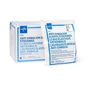 Medline EMS Thigh-High Anti-Embolism Stockings - EMS Thigh-High Anti-Embolism Stocking, Size Medium Regular - MDS160844