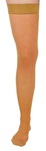 Medline CURAD Thigh-High Compression Hosiery - CURAD Thigh-High Compression Hosiery with 15-20 mmHg, Tan, Size D - MDS1706DT