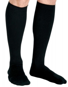 Medline CURAD Compression Dress Socks - CURAD Knee-High Compression Dress Socks with 15-20 mmHg, Black, Size E, Regular Length - MDS1716EB