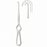 Medline Volkmann Orthopedic Retractors - 8.5" (21.6 cm) Volkmann Retractor with Loop Handle and 1 Sharp Prong - MDS1827221