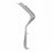 Medline St. Mark's Pelvic Retractors - 7" (17.7 cm) 15° Angle St. Mark's Retractor with Lip - MDS1853337