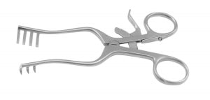 Medline Furst Weitlaner Retractors - Weitlaner Retractor, 3 x 4 Prongs, Blunt, 6.5" - MDS1867116F