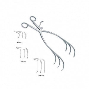 Medline Viper Spinal Retractors - 11.75" (30 cm) Viper Spinal Retractor with 10 cm Deep Prongs - MDS1881100