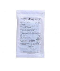 Medline Aloetouch Sterile 12" Powder-Free Nitrile Exam Gloves - Aloetouch Exam Gloves, Nitrile, Powder-Free, Single Glove, Sterile, Size S, 12" - MDS194081