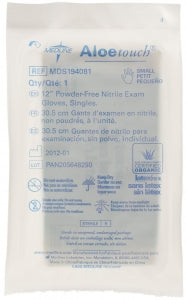 Medline Aloetouch Sterile 12" Powder-Free Nitrile Exam Gloves - Aloetouch Exam Gloves, Nitrile, Powder-Free, Single Glove, Sterile, Size S, 12" - MDS194081