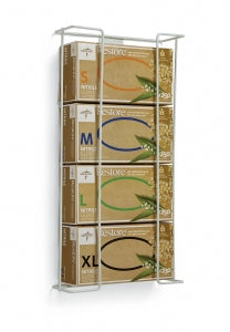 Medline Wire Glove Dispensers - Horizontal-Mount Wire Quad Glove Box Holder - MDS194094B