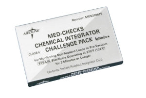 Medline Class 6 Steam Emulator Challenge Test Pack - Class 6 Chemical Integrator Challenge Test Pack for Steam Sterilizers - MDS200675