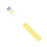 Medline Tamper Resistant Adhesive Closure ID Bands - Tyvek ID Band, 10" x 1", Yellow Stripe - MDS2006M