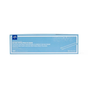 Medline Proctoscopic Swabs - Nonsterile Procto Swab with Rayon Tip, 16" - MDS202085