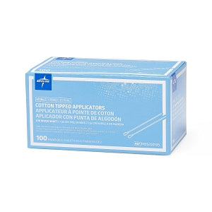 Medline Sterile Cotton-Tipped Applicator - Sterile Cotton-Tipped Wood Applicators, 3" - MDS202105
