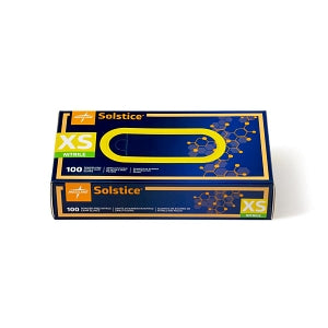 Medline Solstice Powder-Free Nitrile Exam Gloves - Solstice Nitrile Powder-Free Exam Gloves, Size XS - MDS2093