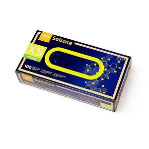 Medline Solstice Powder-Free Nitrile Exam Gloves - Solstice Nitrile Powder-Free Exam Gloves, Size XS - MDS2093