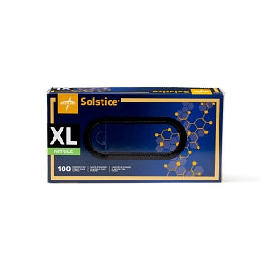 Medline Solstice Powder-Free Nitrile Exam Gloves - Solstice Nitrile Powder-Free Exam Gloves, Size XL - MDS2097