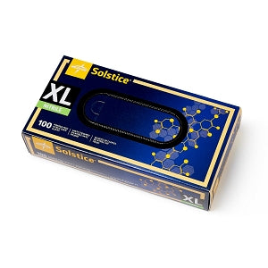 Medline Solstice Powder-Free Nitrile Exam Gloves - Solstice Nitrile Powder-Free Exam Gloves, Size XL - MDS2097