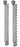 Medline Straight Ring Retractor - 6" (15.2 cm) Segmented Straight Ring Retractor - MDS2262115