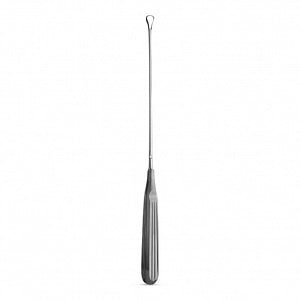 Medline Recamier-Sims Uterine Curettes - #2 14" (35.5 cm) Long Recamier-Sims Uterine Curette with Blunt 39.5 mm Tip - MDS2298002
