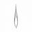 Medline Delicate Micro Needle Holders - 8" (20.3 cm) Straight Delicate Needle Holder With Flat Handle - MDS2412508