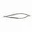 Medline Micro Needle Holders - 5.125" (13 cm) Long Micro Needle Holder with 10 mm Round Handle and Curved 0.5 mm Tip - MDS2415251