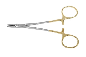 Medline Baumgartner Micro Needle Holders - Baumgartner Needle Holder with Tungsten Carbide Inserts, 5-1/8" (13 cm) - MDS2415412