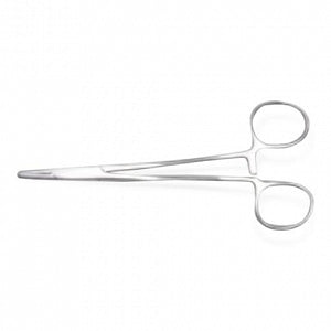 Medline Microsurgery Needle Holders - 6" (15.2 cm) Long Straight Needle Holder with Fine Cross-Serrated Jaw - MDS2437515