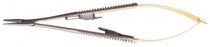 Medline Castroviejo Smith Needle Holder Forceps - Castroviejo Smith Needle Holder, Tungsten Carbide, Curved, Microvascular, 5-5/8" - MDS2467514