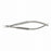 Medline Needle Holders - 3-1/2" (9 cm) Castroviejo Needle Holder with Curved Smooth Jaws - MDS2482212