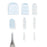 Medline Perforated Clear Instrument Protectors - GUARD, INSTRUMENT, VENTED, CLR, ASSORTED - MDS30410B