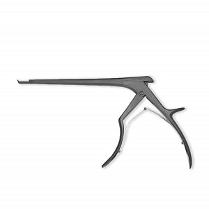 Medline Kerrison Micro Laminectomy Rongeur - 11" (28 cm) Long 40° Up Cutting Angle Kerrison Micro Rongeur with 5 mm Bite, Stealth - MDS3192366