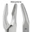 Medline Friedman Bone Rongeurs - 5.5" (14 cm) Friedman Taper Jaw Rongeur with Half-Curved 12 mm x 3 mm Bite - MDS3210114