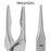 Medline Friedman Bone Rongeurs - 5.5" (14 cm) Friedman Micro Rongeur with Straight 1.3 mm x 5 mm Bite - MDS3210315