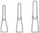 Medline Echlin Rongeur Forceps - RONGEUR, BONE, ECHLIN, D / A, 3X10MM, 9" - MDS3225903