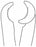 Medline Lambotte Bone Holding Forceps - FORCEPS, ORTHO, LAMBOTTE, 8 3/4", - MDS3237022
