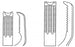 Medline Kern Bone Holding Forceps - FORCEP, BONE HOLDING, KERN, RATCH, 8.25" - MDS3238021