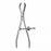 Medline Bone Holding Forceps - Bone Holding Forcep, Orthopedics, Curved Tip, 9.5" - MDS3244524