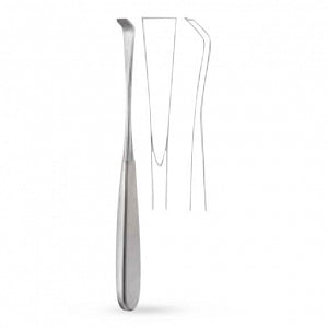 Medline Semb Periosteal Elevators - Semb #2 8-1/4" (21 cm) Periosteal Elevator with 12 mm Square End Blade - MDS3272902